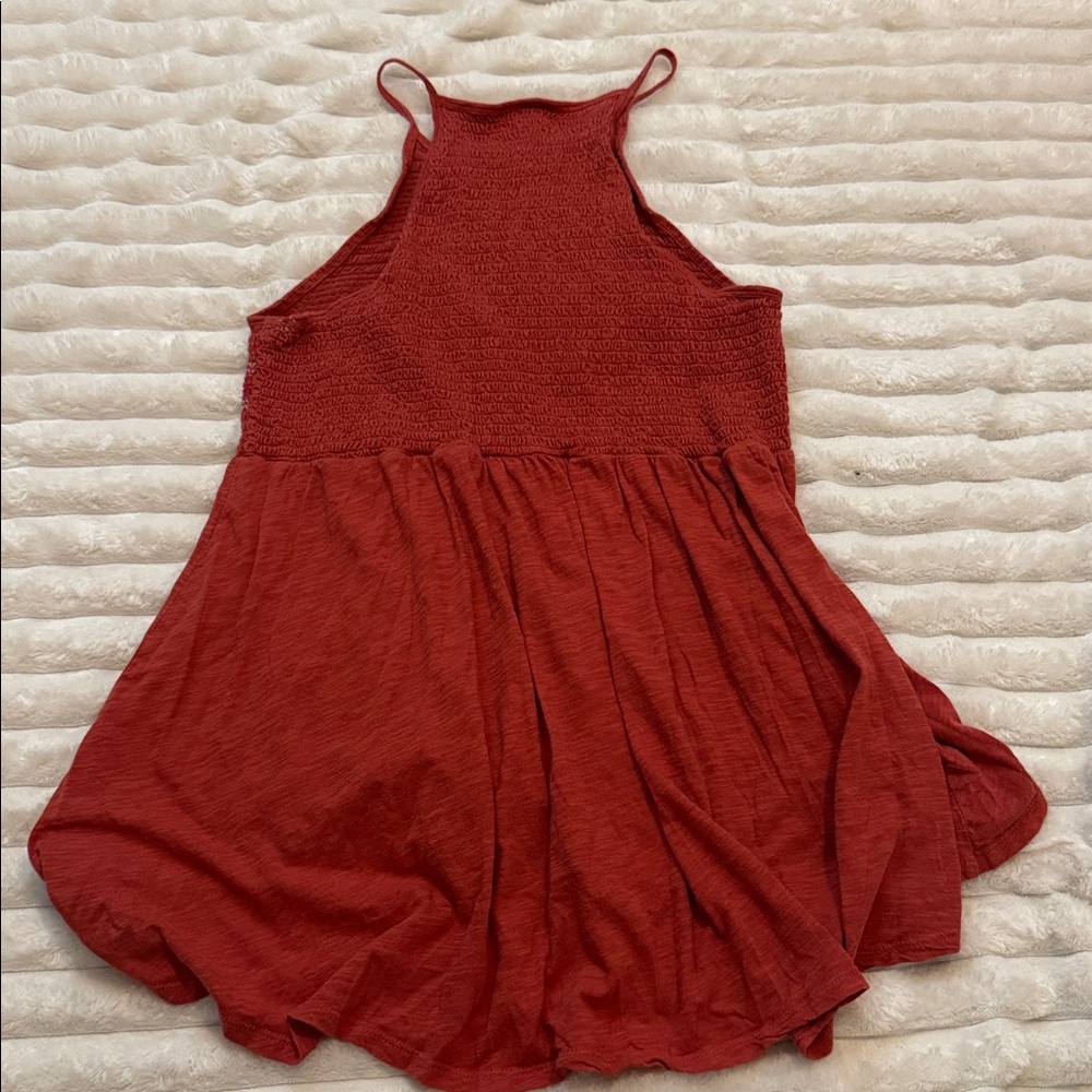 Torrid Smocked Swing Tunic Top Rust Orange Size 2 Plus Size - Picture 3 of 3